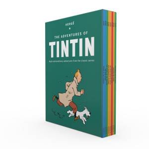 The Adventures of Tintin 8-Book Boxed Set: The Official Classic Children's Illustrated Mystery Adventure Series by Herge