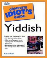 Complete Idiots Guide To Learning Yiddish
