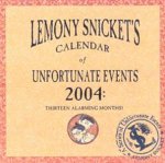 Lemony Snickets Calendar Of Unfortunate Events 2004