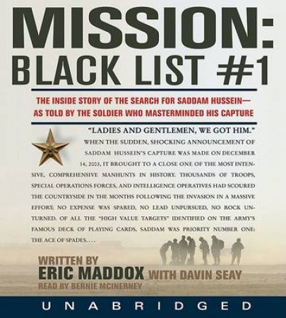 Mission: Black List #1 CD by Eric Maddox