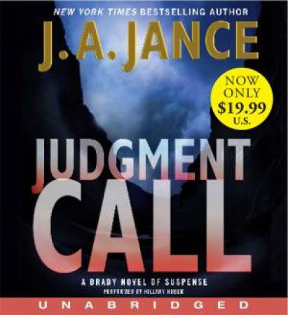 Judgment Call Unabridged Low Price CD : A Brady Novel of Suspense by J. A. Jance