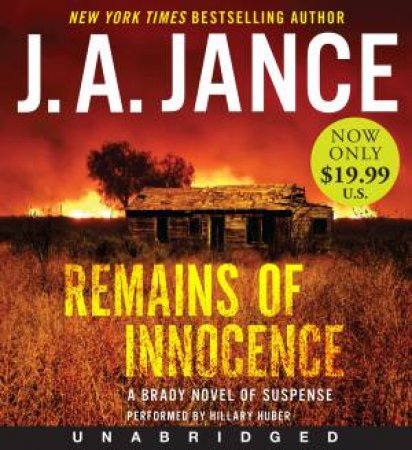 Remains of Innocence Unabridged Low Price CD: A Brady Novel of Suspense by J. A. Jance