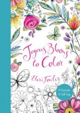 Joyous Blooms To Color 15 Postcards 15 Gift Tags