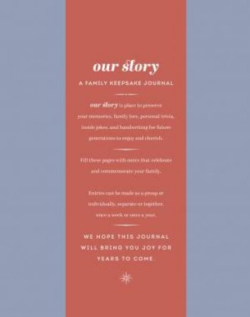 Our Story: A Family Keepsake Journal by Various