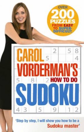 How To Do Su Doku by Carol Vorderman