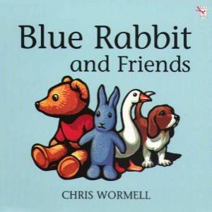 Blue Rabbit And Friends by Chris Wormell