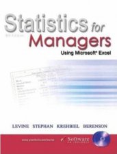 Statistics For Managers Using Microsoft Excel  Book  CD  4 ed