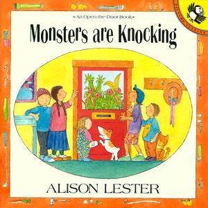 Monsters Are Knocking: Open the Door Book by Alison Lester