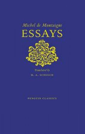 Essays by Michel Montaigne