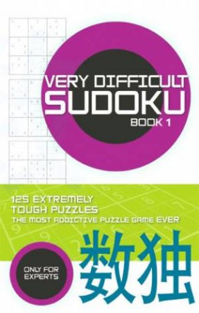 Very Difficult Sudoku: Book 1 by Carlton Books