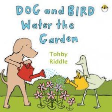 Dog and Bird Water the Garden