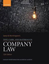 Sealy  Worthingtons Text Cases and Materials in Company Law