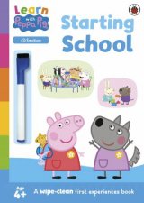 Learn with Peppa Starting School wipeclean activity book