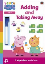 Learn with Peppa Adding and Taking Away wipeclean activity book