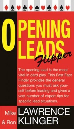 Opening Leads Flipper, Latest Ed by Mike Lawrence & Ron Klinger