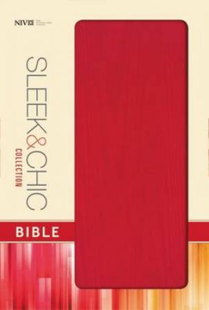 NIV Sleek and Chic Collection Bible Spice Red by Various