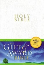 Bible NIV UPD Gift  Award Bible  White Leatherlook