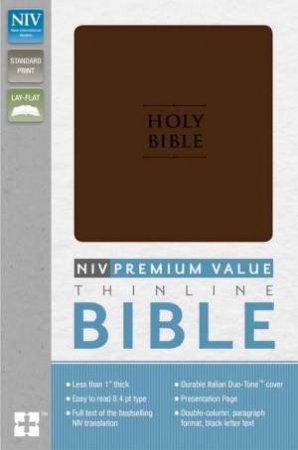 NIV Value Thinline Bible [Brown] by Zondervan