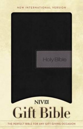 NIV Gift Bible Red Letter Edition [Black/Grey] by Zondervan