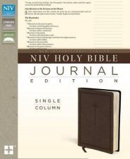 NIV SingleColumn Journaling Bible  Brown