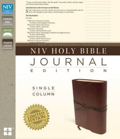 NIV Single-Column Journaling Bible - Brown by Various