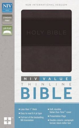 NIV, Value Thinline Bible [Charcoal/Black] by Various