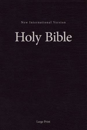 NIV, Single-Column Pew And Worship Bible, Large Print [Black] by Various