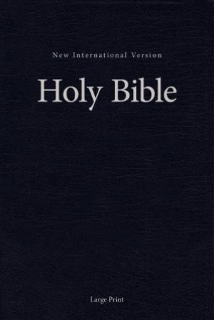 NIV, Single-Column Pew And Worship Bible, Large Print [Blue] by Various