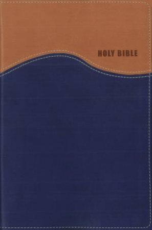 NIV Gift Bible Indexed Red Letter Edition [Tan/Blue] by Zondervan