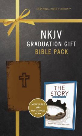 NKJV Graduation Gift Bible Pack For Him [Brown] by Zondervan