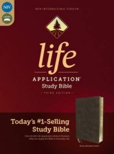 NIV Life Application Study Bible Red Letter Edition Brown