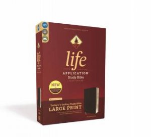 NIV Life Application Study Bible Red Letter Edition (Third Edition, Large Print, Black) by Various