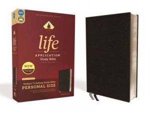 NIV Life Application Study Bible Personal Size Red Letter Edition (Third Edition, Black) by Various