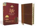 NIV Life Application Study Bible Personal Size Indexed Red Letter Edition Third Edition Brown