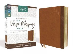 NIV Verse Mapping Bible, Leathersoft, Comfort Print: Find Connections In Scripture Using A Unique 5-Step Process (Brown) by Zondervan & Kristy Cambron