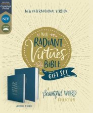 NIV Radiant Virtues Bible A Beautiful Word Collection Hardcover Bible And Journal Gift Set Red Letter Comfort Print