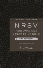 NRSV Personal Size Large Print Bible With Apocrypha Premier CollectionPrinted Page Edges Comfort Print Purple