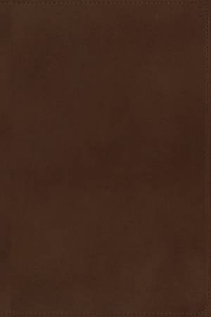 NIV Thinline Bible Premier Collection (Large Print, Brown) by Various