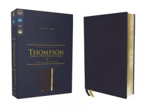 NIV Thompson Chain-Reference Bible, Red Letter, Comfort Print Navy by Frank Charles Thompson