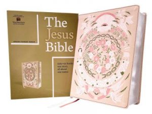 The Jesus Bible Artist Edition, ESV [Peach Floral] by Zondervan & Passion