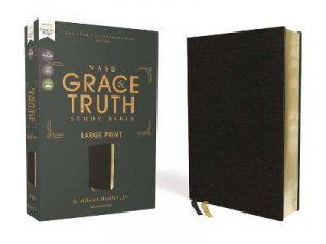 NASB The Grace And Truth Study Bible, Large Print, Red Letter, 1995 Text, Comfort Print [Black] by Zondervan