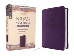 NRSVue, Holy Bible with Apocrypha, Compact, Purple, Comfort Print by Zondervan