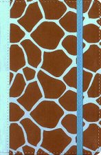 NIV AnimalPrint Collection Bible GiraffeAqua