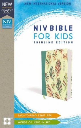 NIV Bible For Kids Thinline Red Letter Edition [Teal] by Zonderkidz