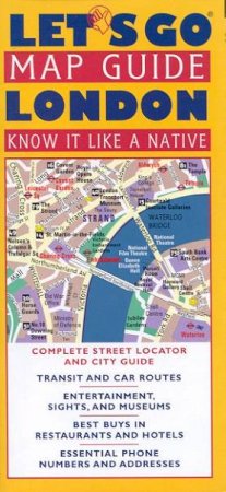 Let's Go London Map Guide by Various