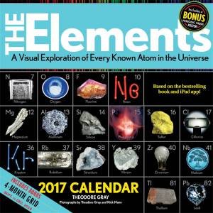 Elements 2017 Calendar by Theodore Gray