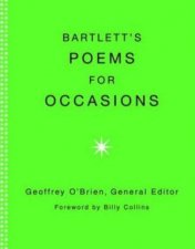 Bartletts Poems For Occasions