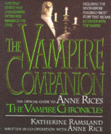 The Vampire Companion by Katherine Ramsland