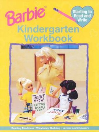 Barbie Starting To Read And Write Kindergarten Workbook by Various