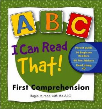 I Can Read That! First Comprehension - Book & CD by Macmillan ABC